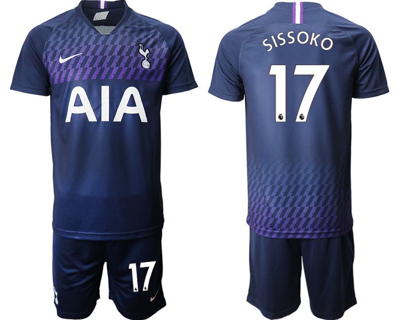 Men 2019-2020 club Tottenham Hotspur away #17 blue Soccer Jerseys->->Soccer Club Jersey